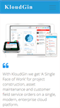 Mobile Screenshot of kloudgin.com